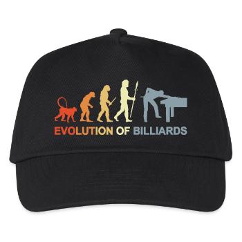 Billard Evolution - Casquette de baseball Enfant - noir - Devant