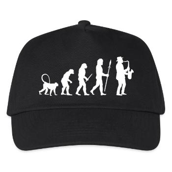 Evolution of jazz music - Kids’ Baseball Cap - black - Front