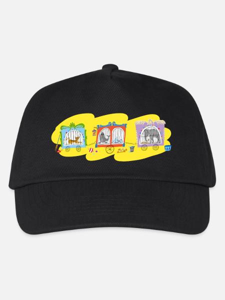 Animals circus Vintage Retro - Kinder Basecap - Schwarz