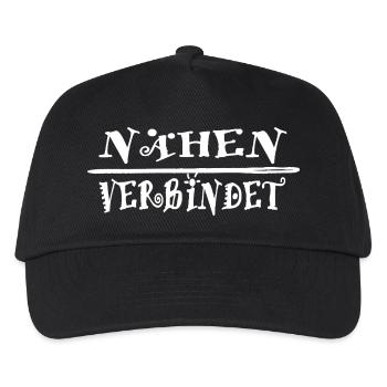 Idée cadeau couture connects - Casquette de baseball Enfant - noir - Devant