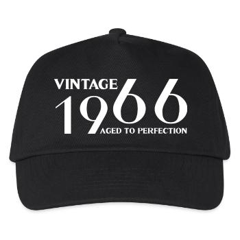 Vintage 1966 aged to perfection - Casquette de baseball Enfant - noir - Devant