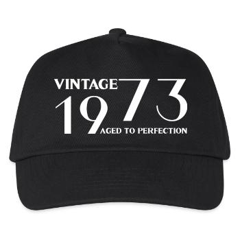 Vintage 1973 aged to perfection - Casquette de baseball Enfant - noir - Devant