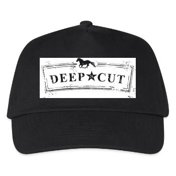 deep cut schild neu - Kinder Basecap - Schwarz - Vorne