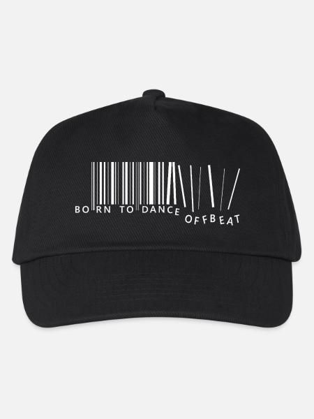 born to dance offbeat - Kinder Basecap - Schwarz