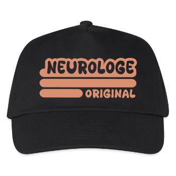 Neurologe - Kinder Basecap - Schwarz - Vorne