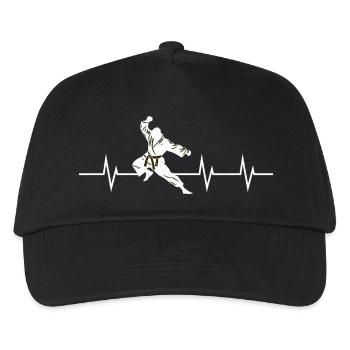 Martial Heartbeat - Kinder Basecap - Schwarz - Vorne