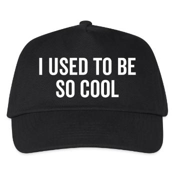 I Used to Be So Cool - Kids’ Baseball Cap - black - Front