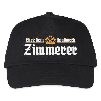 Carpenter craft carpenter guild sign - Kids’ Baseball Cap - black - Front