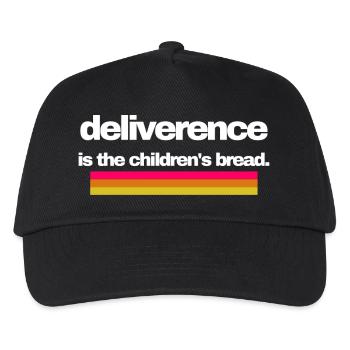 Befreiung ist das Kinderbrot-Design - Kinder Basecap - Schwarz - Vorne
