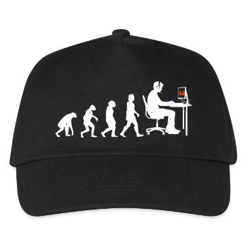 Gamer Game Video Game Blueberry Vintage Gaming - Kids’ Baseball Cap - black - Front