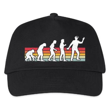 Gamer Game Video Game Blueberry Vintage Gaming - Kids’ Baseball Cap - black - Front