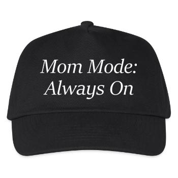 Mode maman : toujours allumé - Casquette de baseball Enfant - noir - Devant