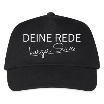 Ton discours est court - Casquette de baseball Enfant - noir - Devant