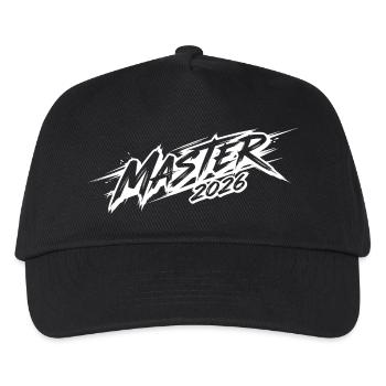 Master 2026 - Kinder Basecap - Schwarz - Vorne