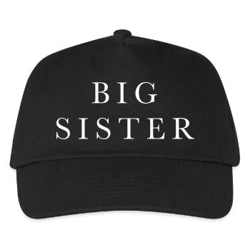 Big Sister Big Sister White - Kids’ Baseball Cap - black - Front