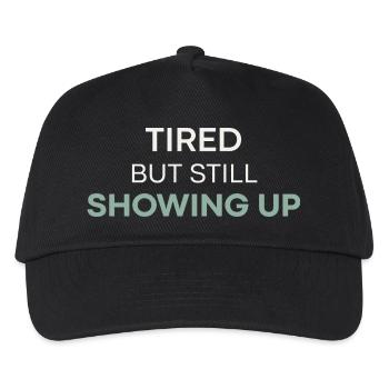 Fatigué mais toujours présent - Casquette de baseball Enfant - noir - Devant