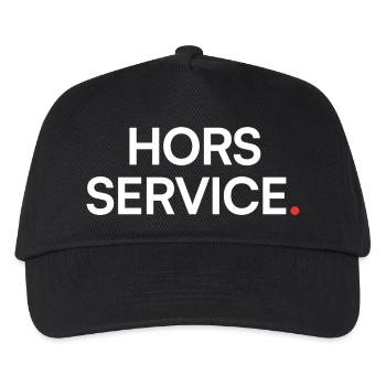 Out of order, humor, modern fatigue - Kids’ Baseball Cap - black - Front