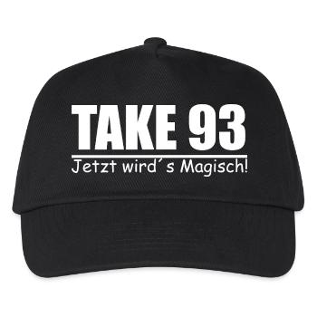 Take 93 Jetzt wird´s Magisch! - Kinder Basecap - Schwarz - Vorne