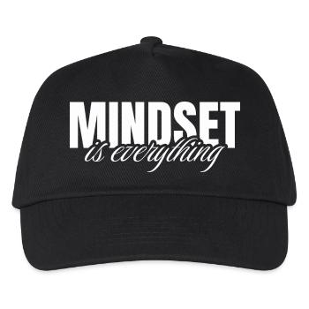 Mindset is everything - Kinder Basecap - Schwarz - Vorne