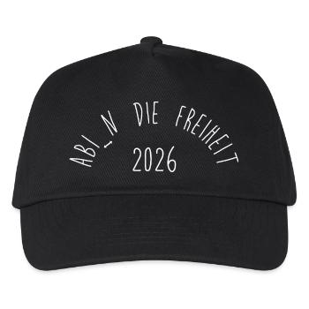 ABI Shirt Spruch - Kinder Basecap - Schwarz - Vorne