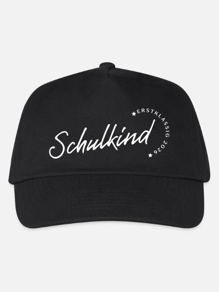 Schulkind 2026 Erstklassig Einschulung Design - Kinder Basecap - Schwarz