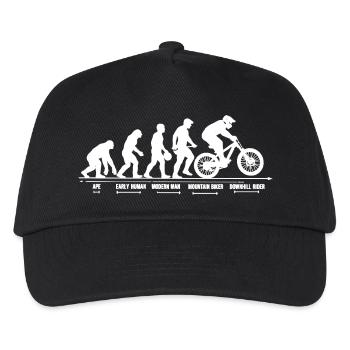 Mountain Bike Evolution Downhill MTB Gift - Kids’ Baseball Cap - black - Front