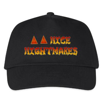 Nice Nightmares Halloween Eyes - Kinder Basecap - Schwarz - Vorne