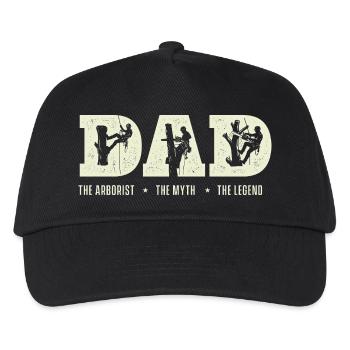 Der Arborist, die Legende – Lustiges Arborist-Geschenk - Kinder Basecap - Schwarz - Vorne