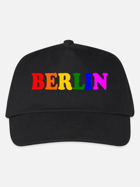 Berlin - Kinder Basecap - Schwarz