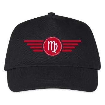 Zodiac sign Virgo, exclusive t-shirt design - Kids’ Baseball Cap - black - Front
