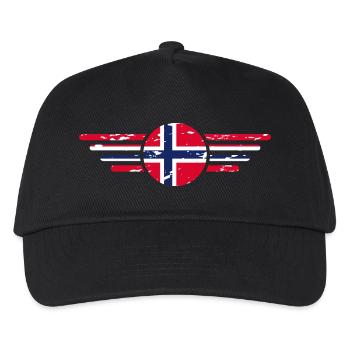 I Love Norway, Elegance Style Design T-Shirt - Kids’ Baseball Cap - black - Front
