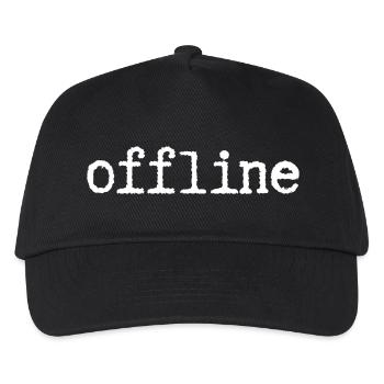 offline. - Kinder Basecap - Schwarz - Vorne