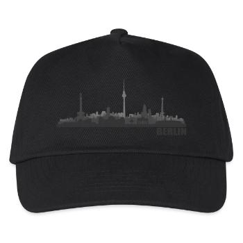Berlin City - Kinder Basecap - Schwarz - Vorne