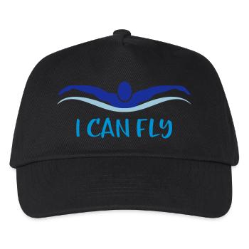 swim - Kids’ Baseball Cap - black - Front