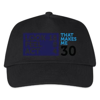 I am 30 years old, but .... - Kids’ Baseball Cap - black - Front