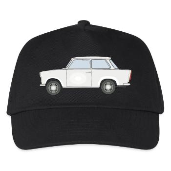 Trabi, Transnt aus der DDR - Kinder Basecap - Schwarz - Vorne