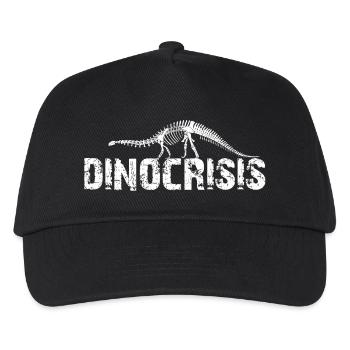Dinocrisis - extinction of dinosaurs Diplodocus - Kids’ Baseball Cap - black - Front