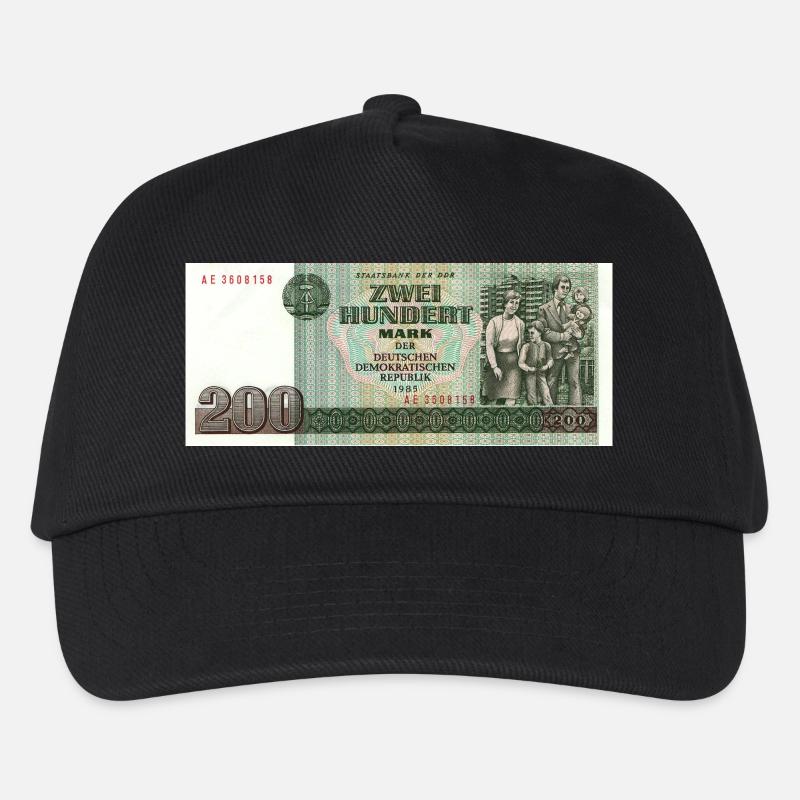 200 marks der ddr - Casquette de baseball Enfant - noir