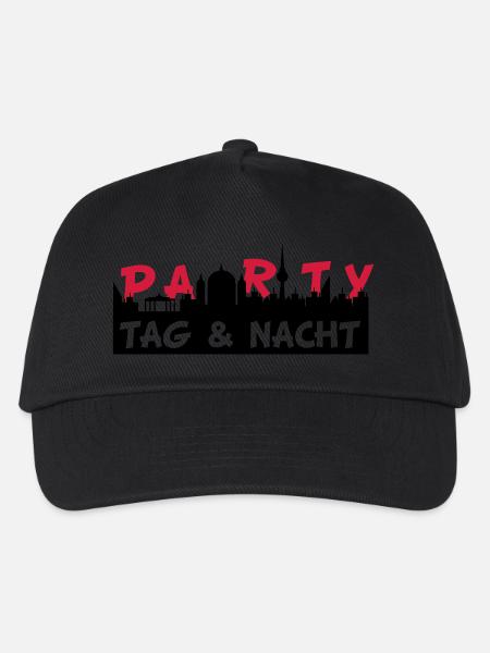 party2 - Kinder Basecap - Schwarz