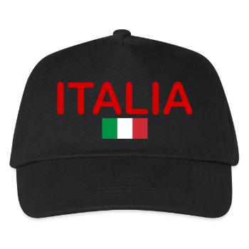 Italia - Kinder Basecap - Schwarz - Vorne