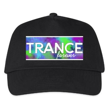 Trance forever - Kinder Basecap - Schwarz - Vorne