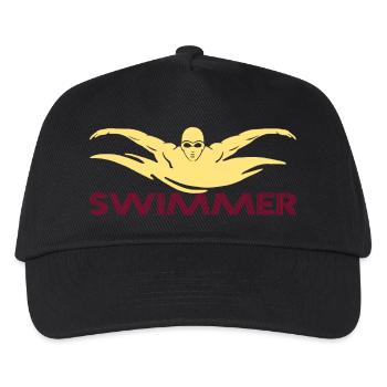 Swimmer - Kids’ Baseball Cap - black - Front