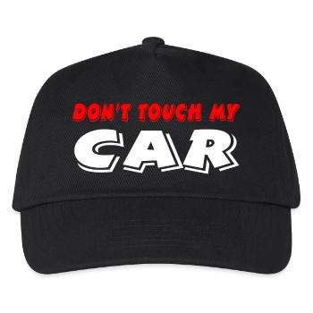 Auto - Kinder Basecap - Schwarz - Vorne
