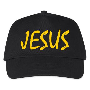 Jesus - Kinder Basecap - Schwarz - Vorne