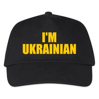 Im ukrainian - Casquette de baseball Enfant - noir - Devant