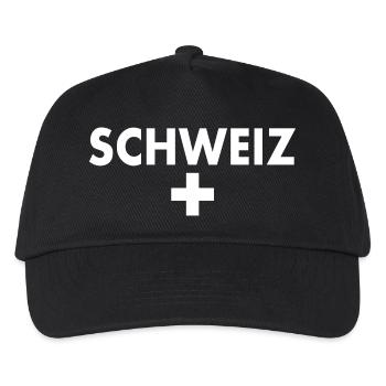 Switzerland - Kids’ Baseball Cap - black - Front