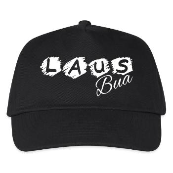 Lausbua - Lausbub - naughty boy, dialect - Kids’ Baseball Cap - black - Front