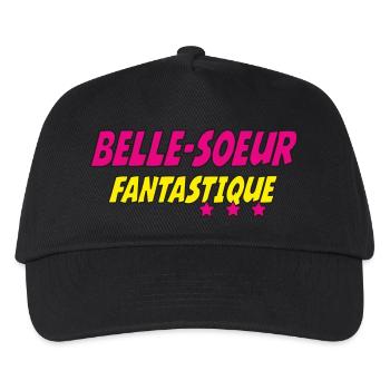 Beautiful Sister FANTASTIC - Kids’ Baseball Cap - black - Front