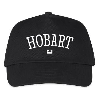 Hobart Australia Down Under Kangaroo Koala - Kinder Basecap - Schwarz - Vorne