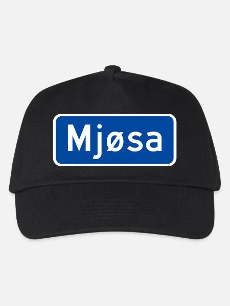 Der Mjøsa-See - Kinder Basecap - Schwarz